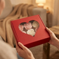 gift box candle scented roses